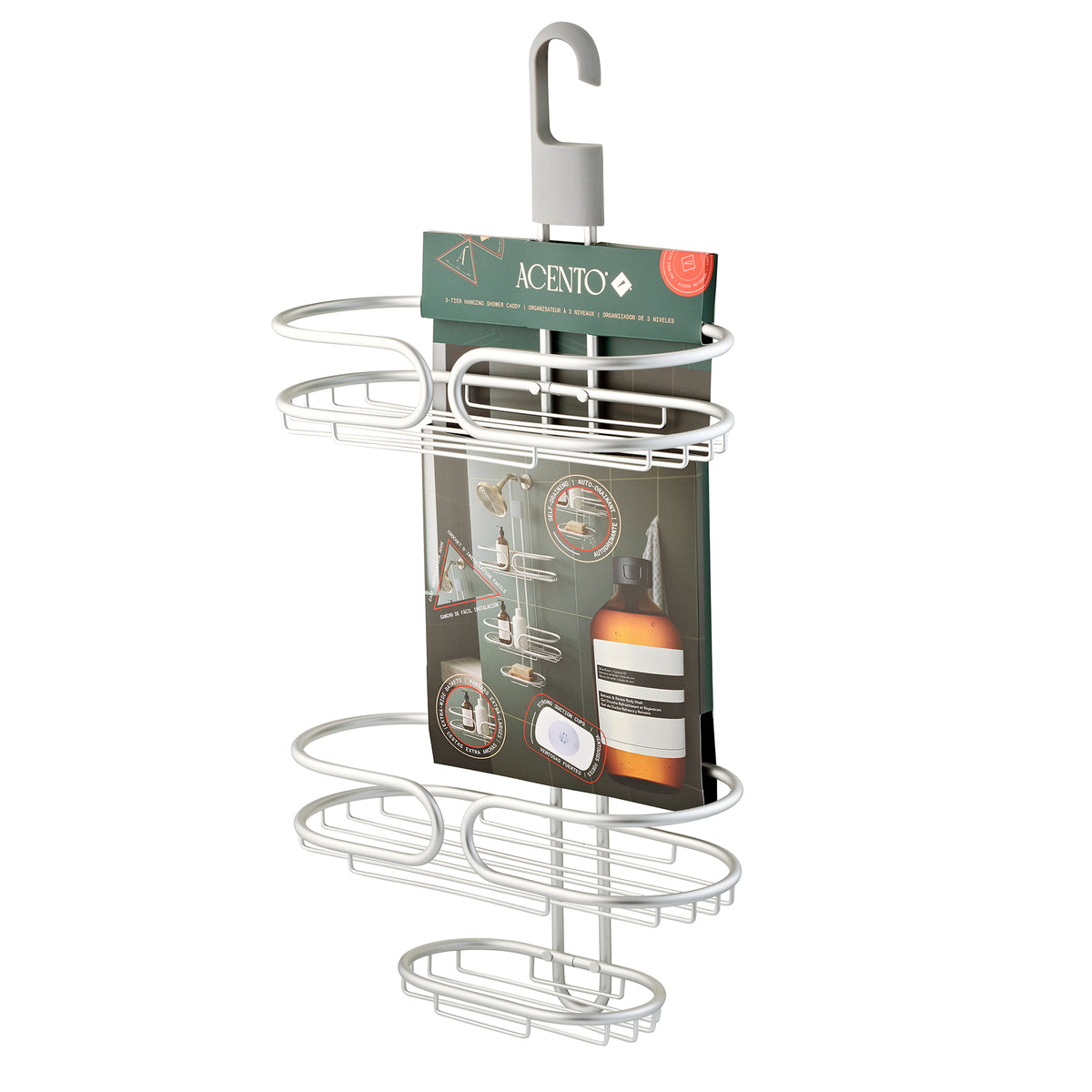 Oslo 3-Tier Hanging Shower Caddy
