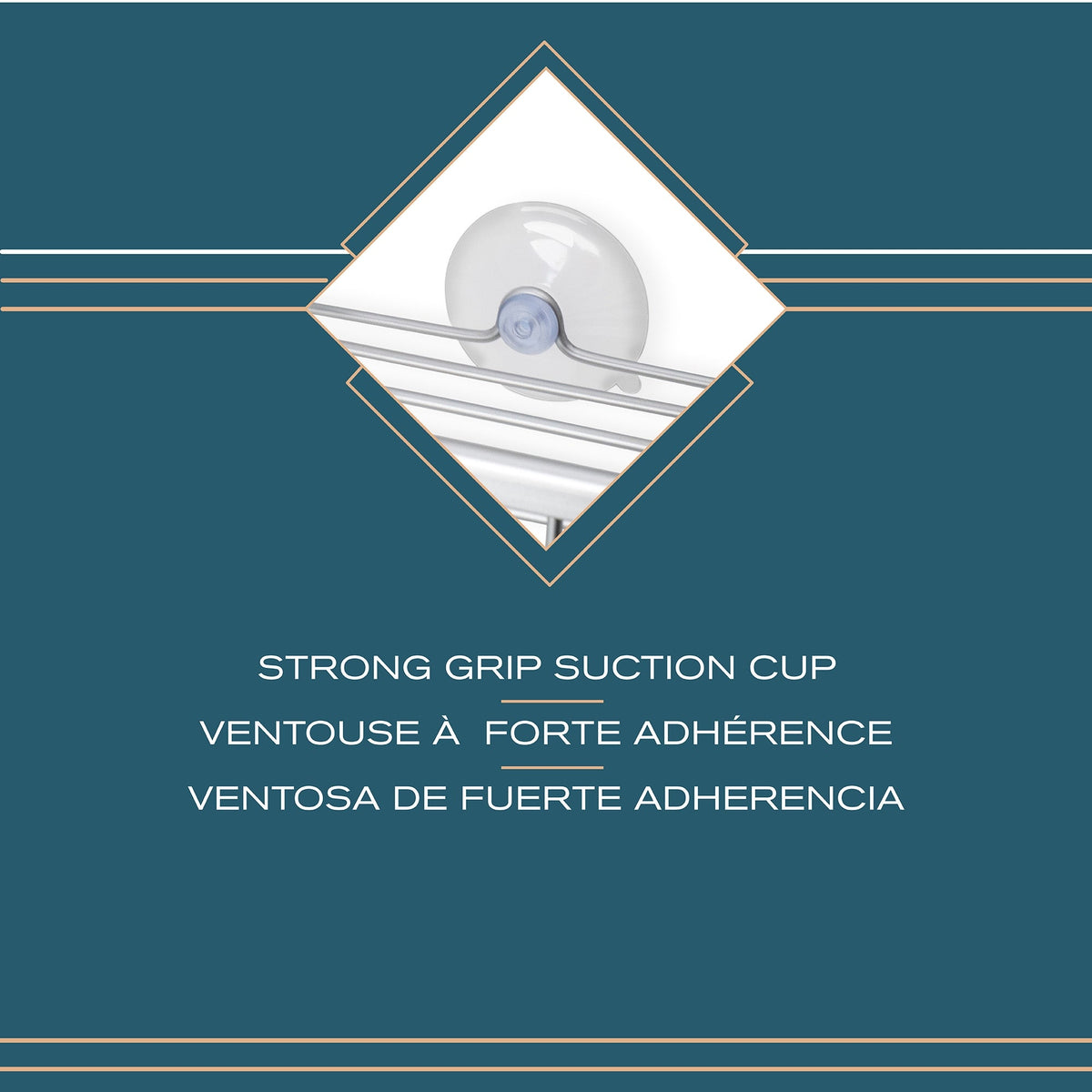 Organizador de ducha Alena de 3 niveles