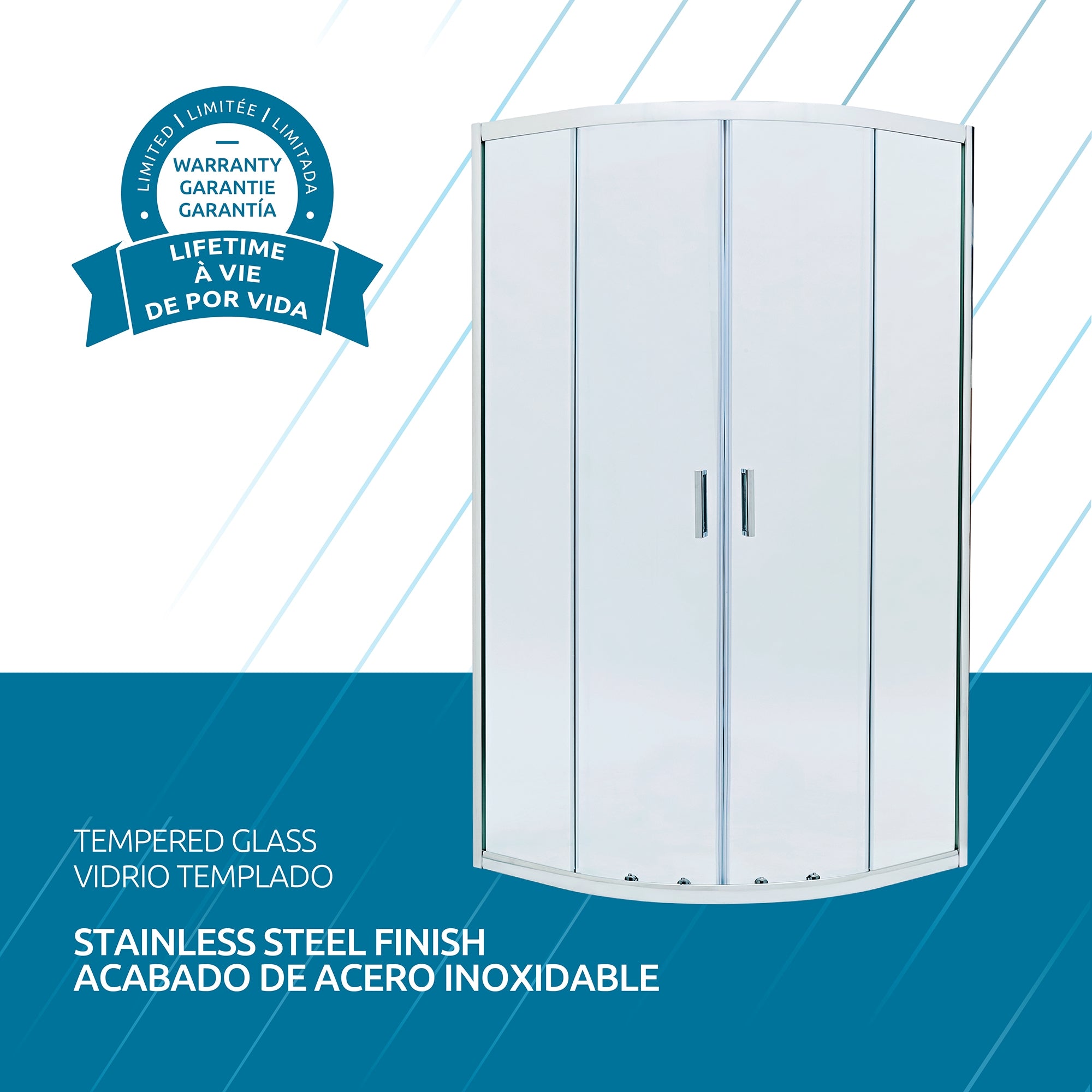 Korva Enclosed Shower Door