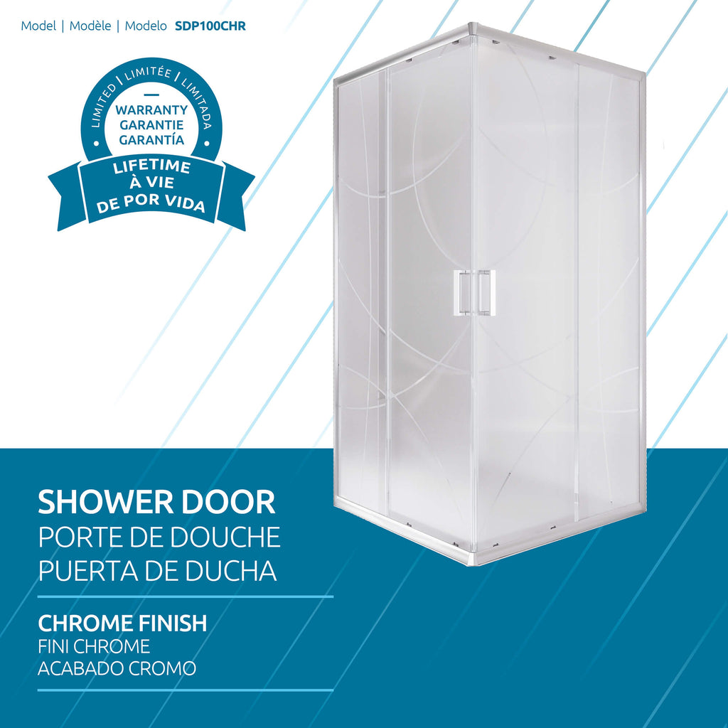 Cubo Shower Door, Attribute Detail View 1.