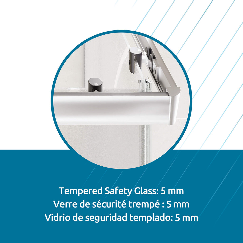Cubo Shower Door, Attribute Detail View 2.