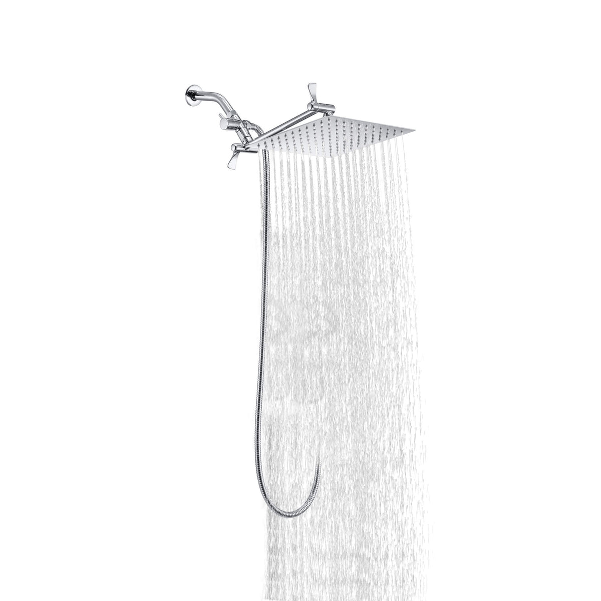 Cascade 1-Function Square Showerhead Set