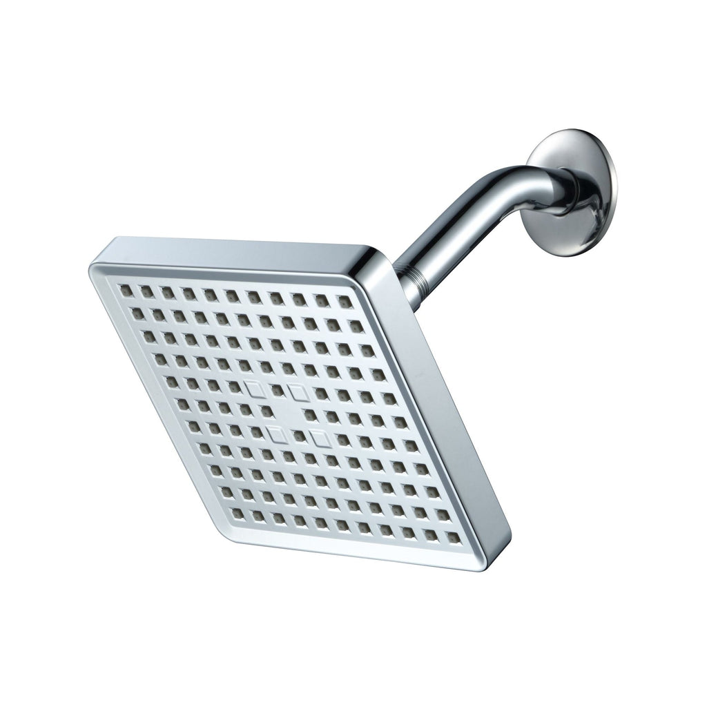 Paris 1-Spray Showerhead, Three-Quarter View.