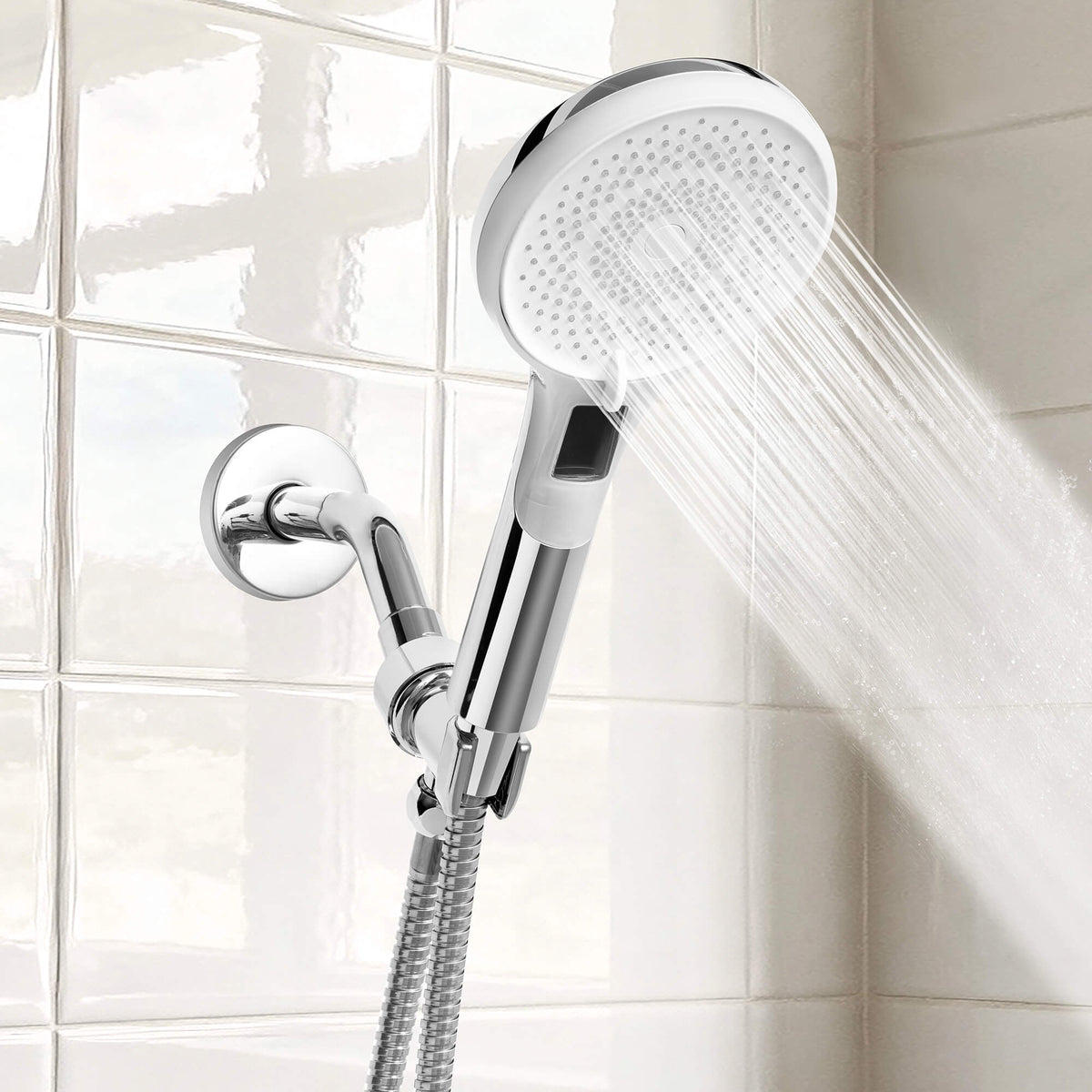 Pommeau de douche à main 3 jets Novo avec écran LED