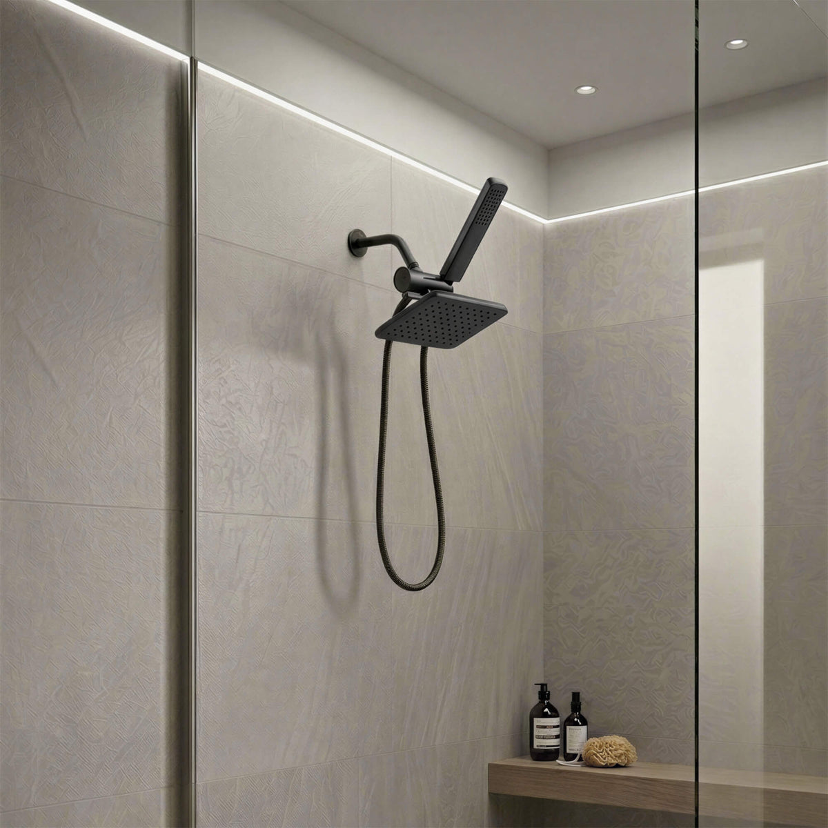 Pomme de douche Anastasia avec douchette à main