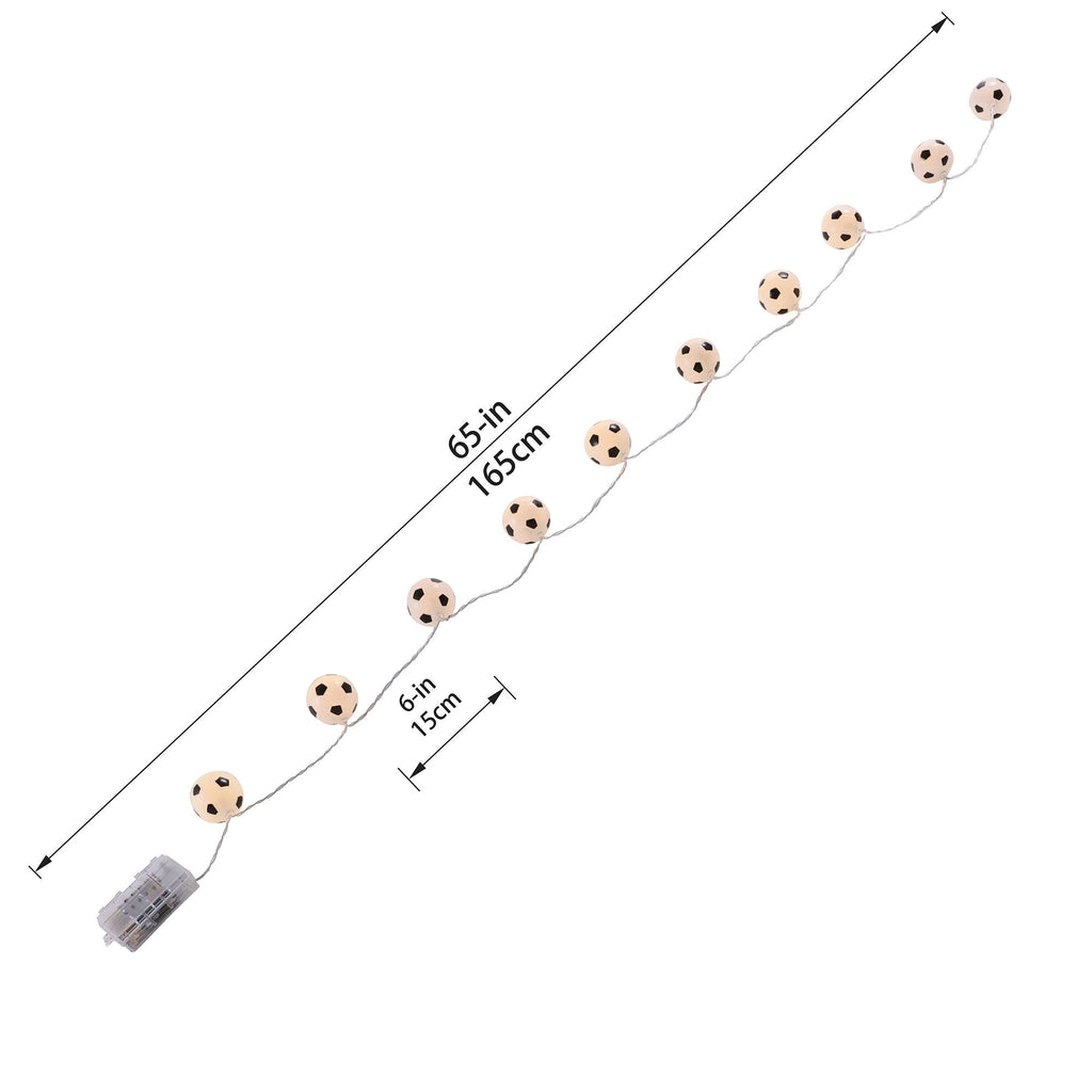 Guirnalda de 10 luces de fútbol
