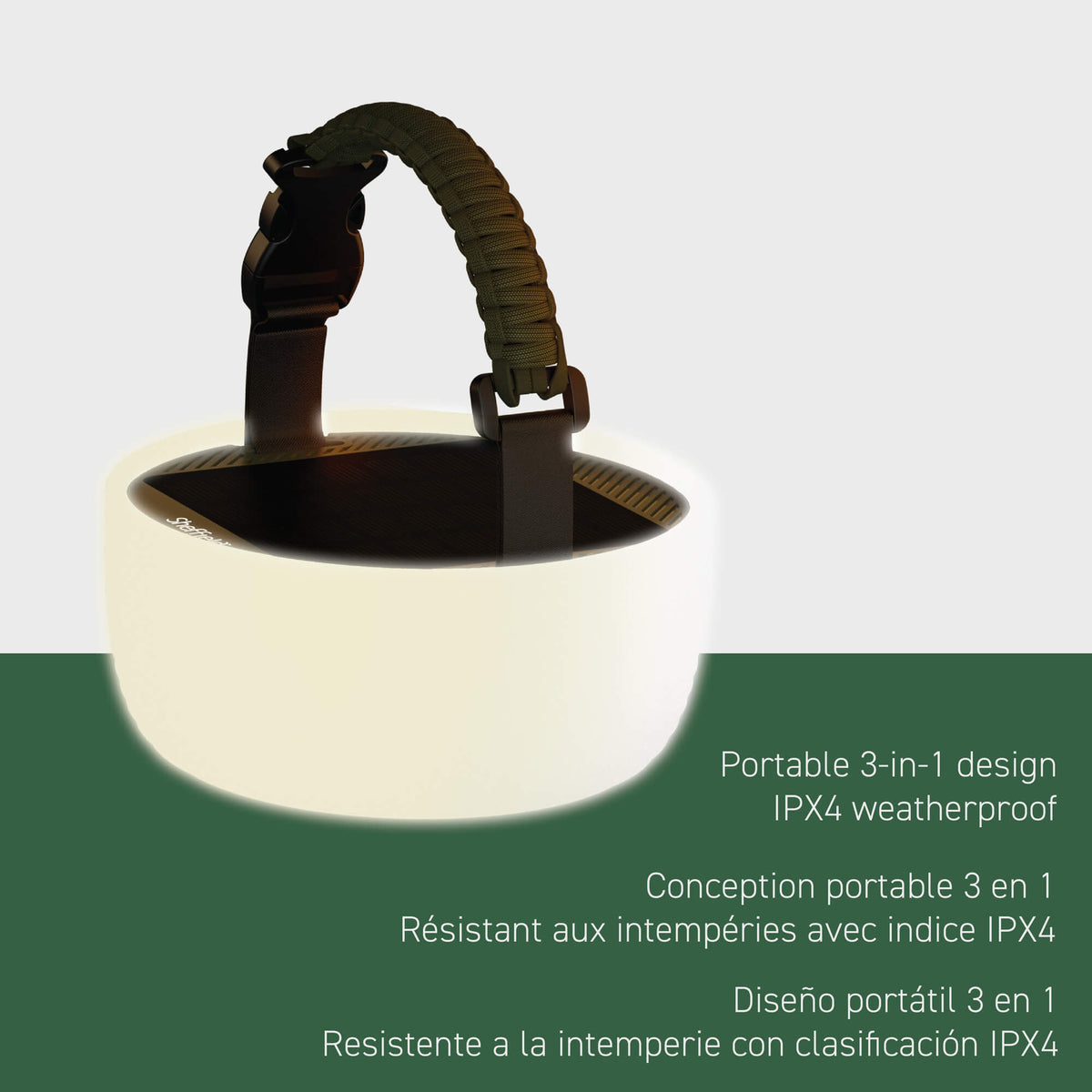 Linterna solar multifunción Atlas