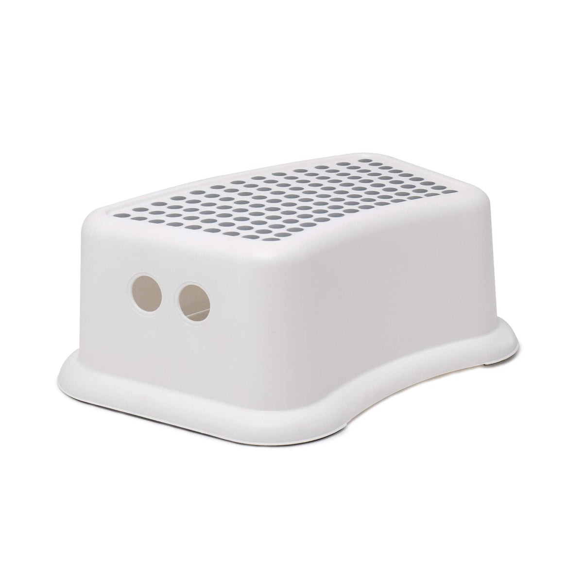 Robbie Bathroom Step Stool, Three-Quarter View.