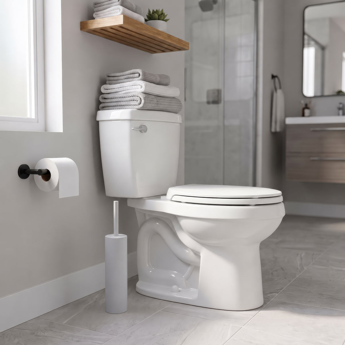 Althi Slim Toilet Brush and Holder