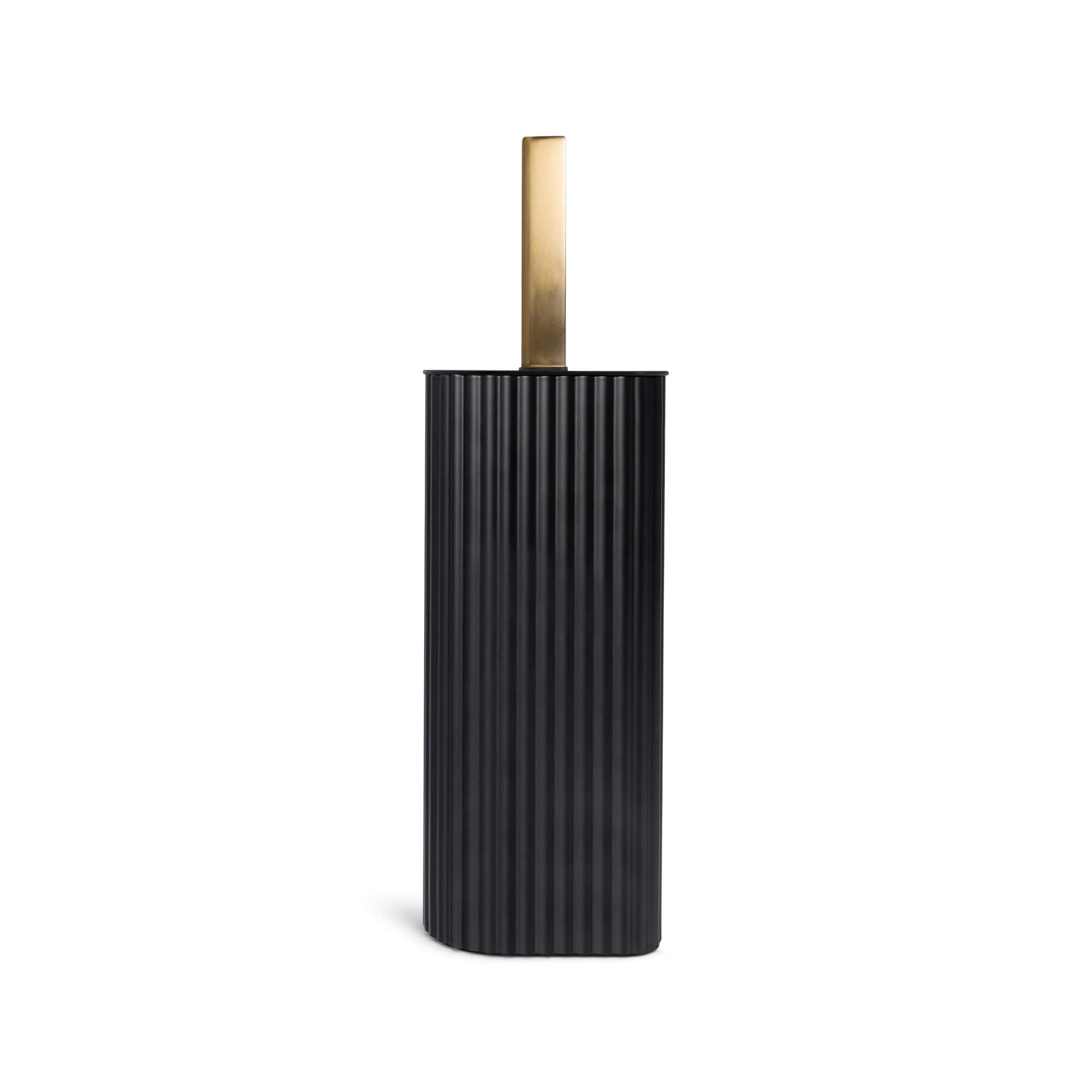 #color_Ribbed Matte Black Gold