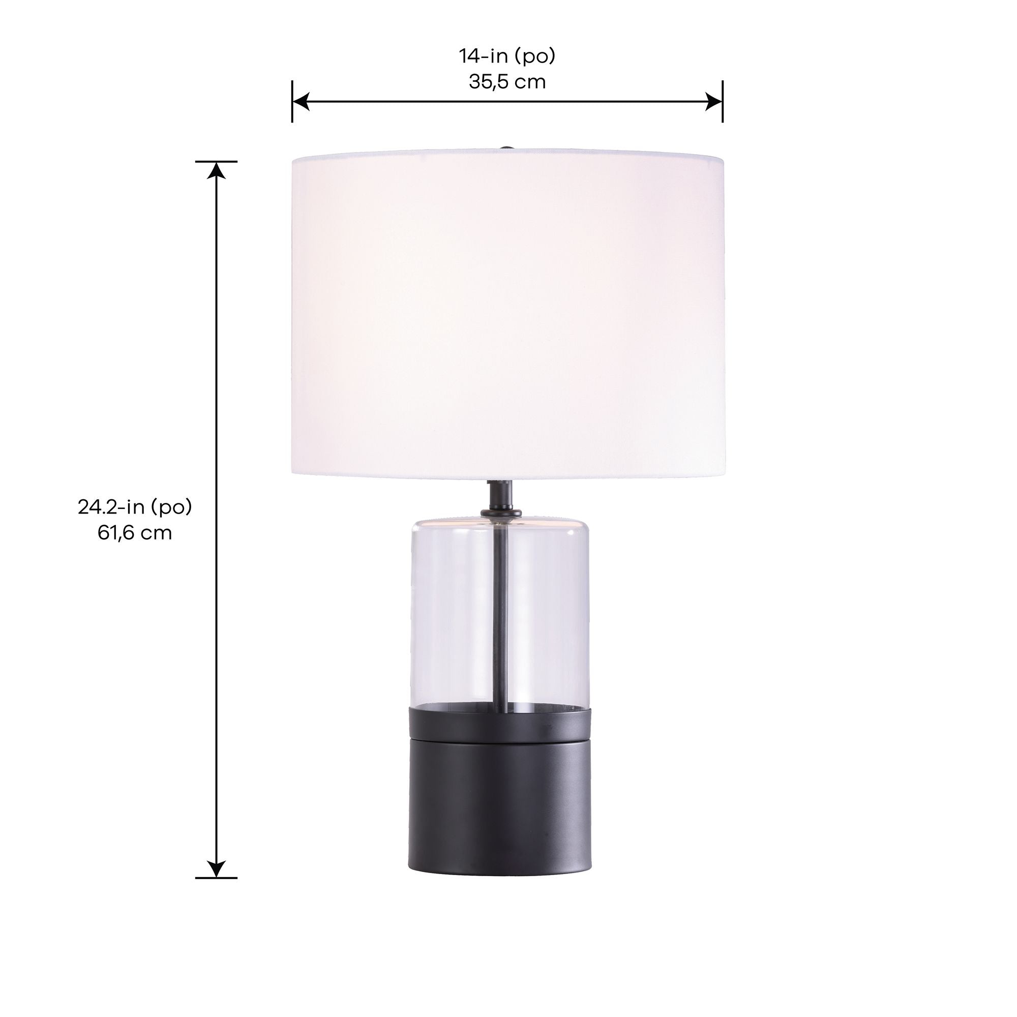 Athena Lámpara de mesa de 1 luz