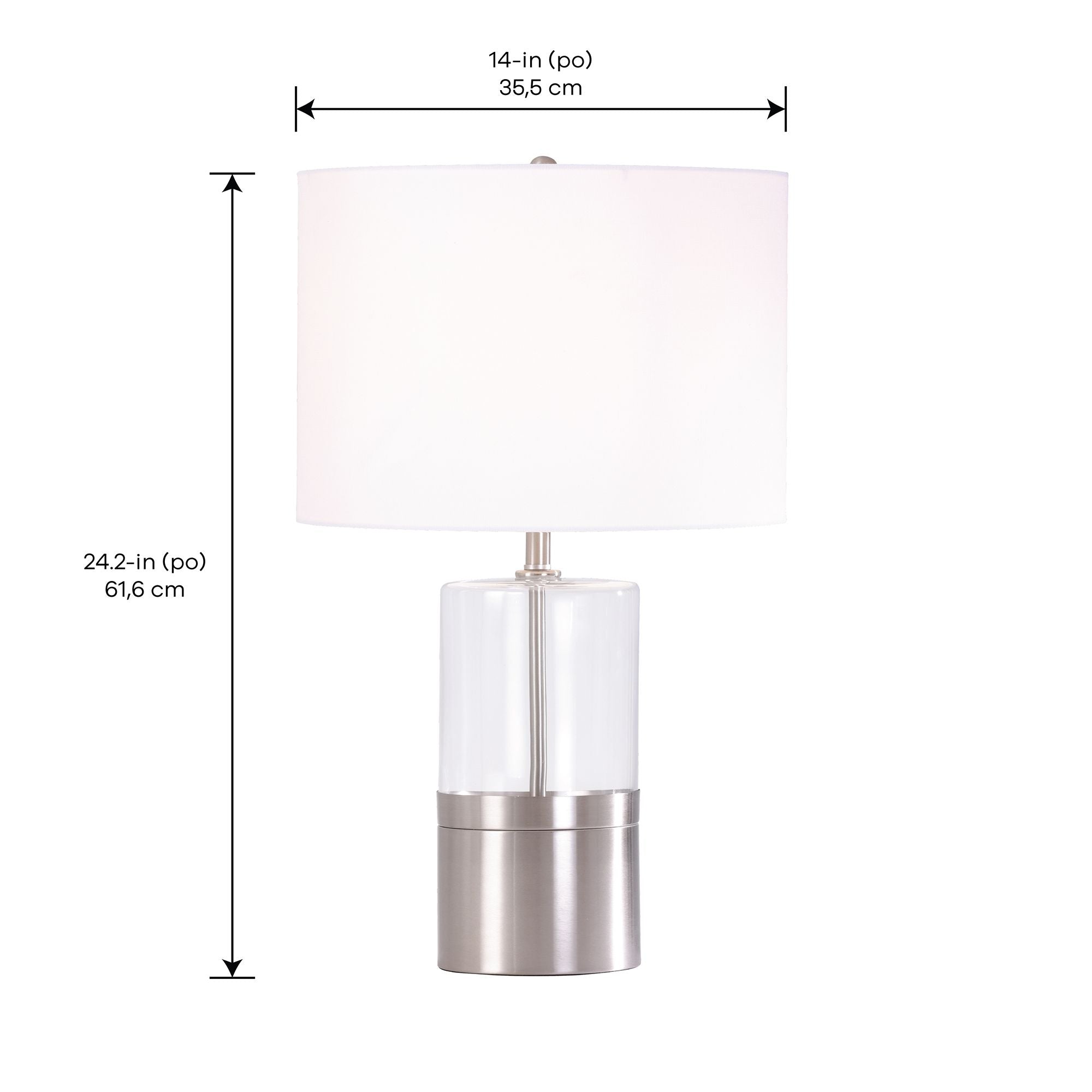 Athena Lámpara de mesa de 1 luz