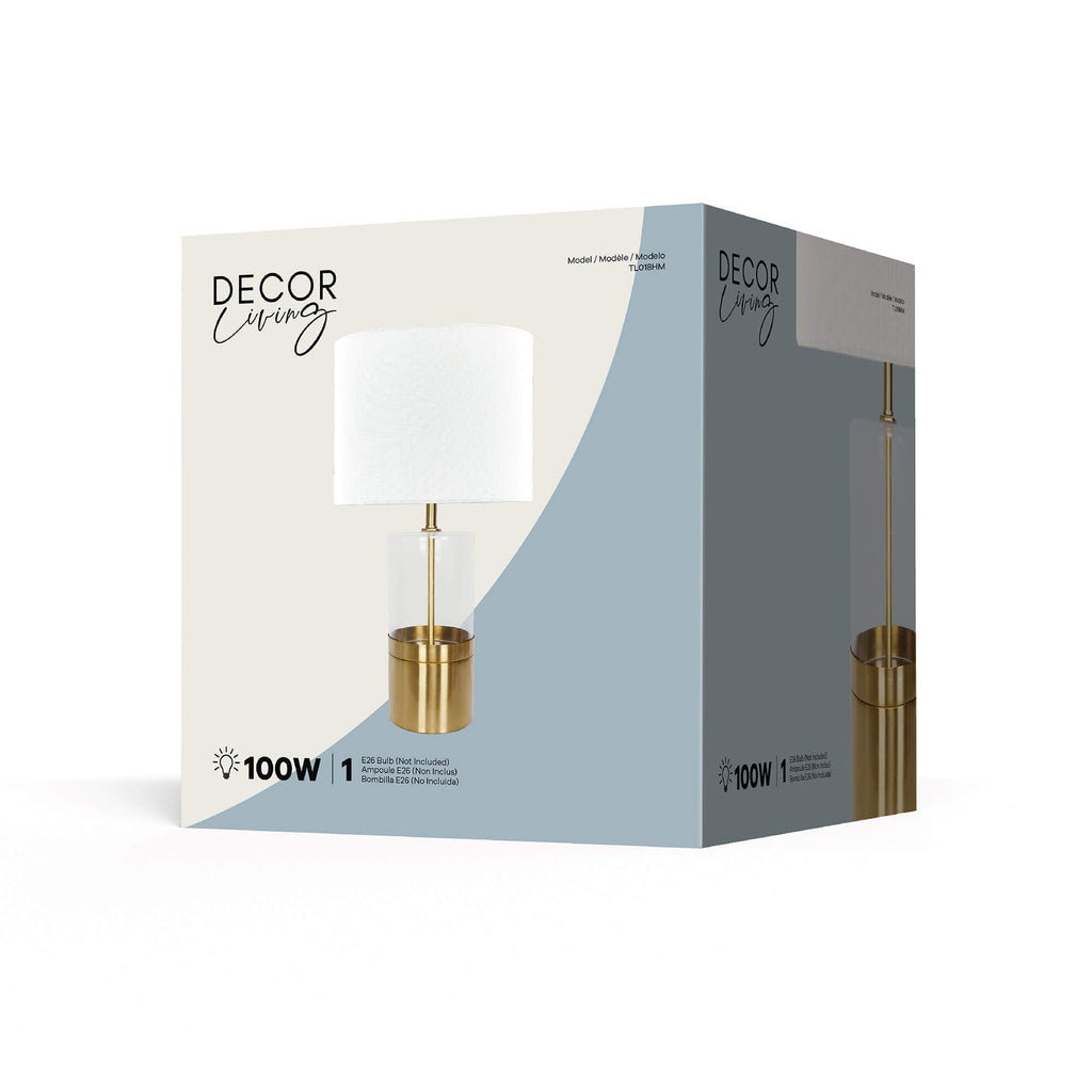 Lámpara de mesa Athena de 1 luz