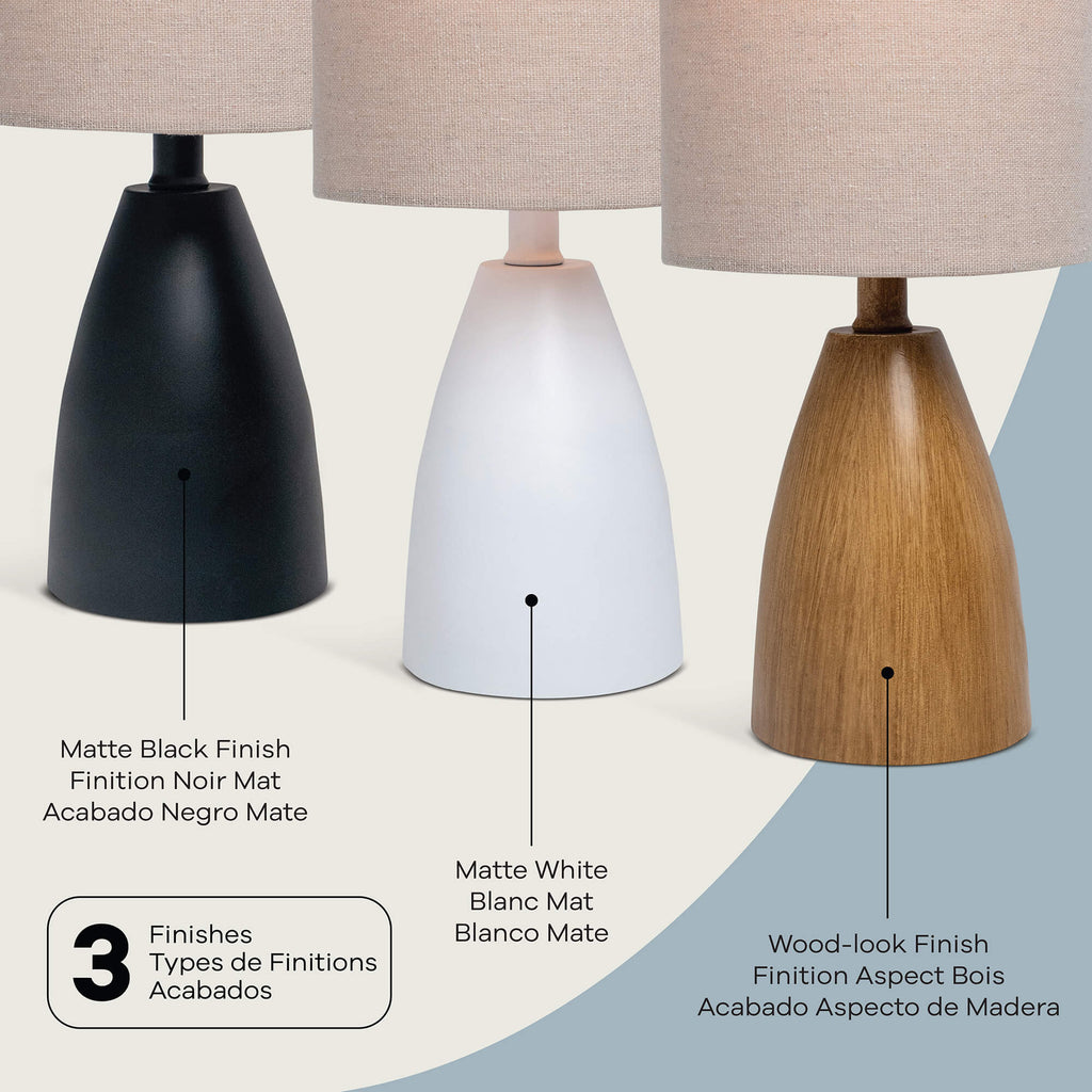 Lámpara de mesa Toledo de 1 luz