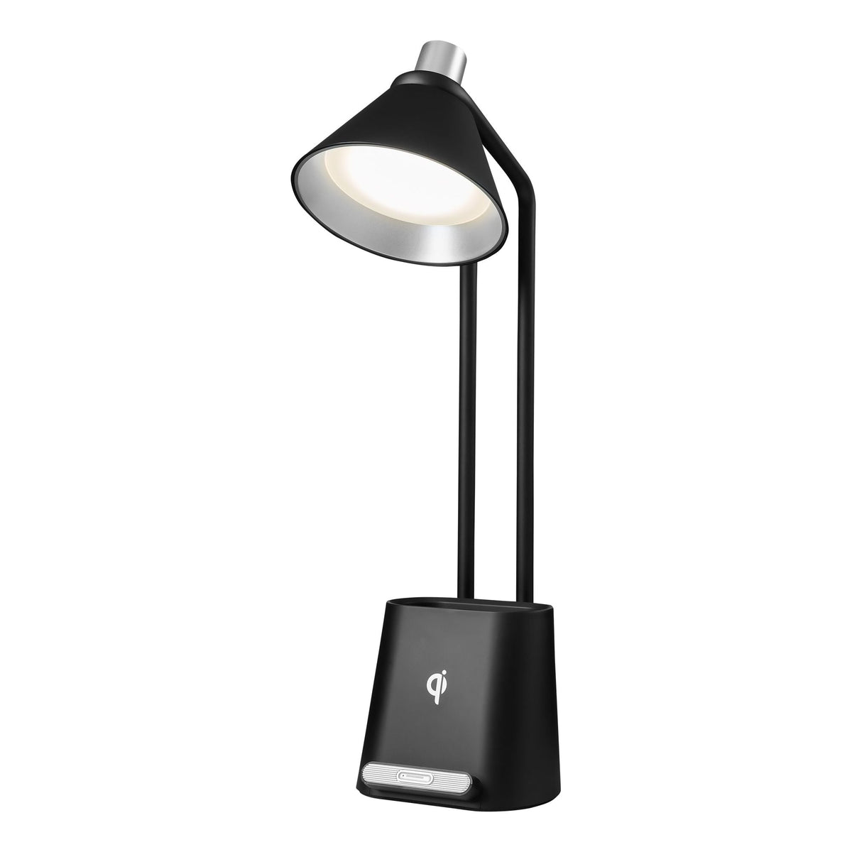 Raquel 1-Light Desk Lamp, three-quarter view.
