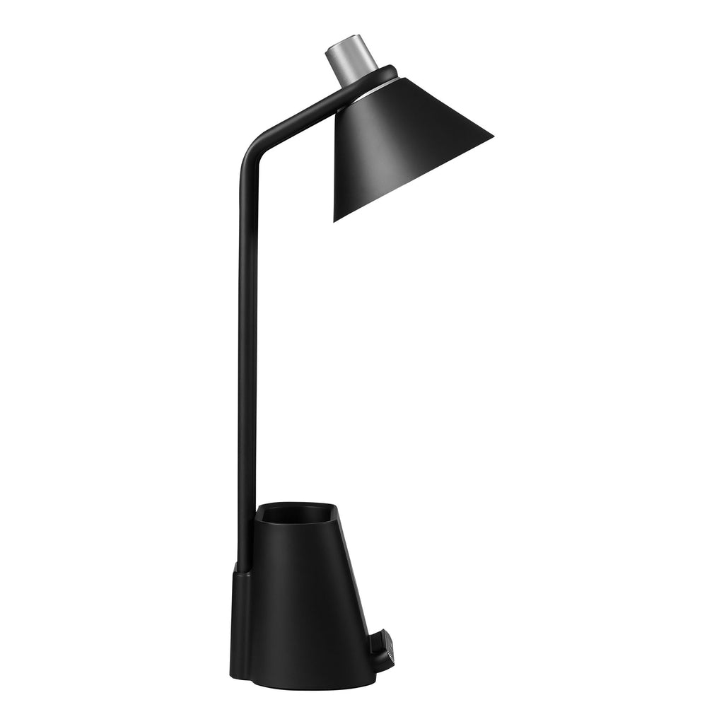 Raquel 1-Light Desk Lamp, side view.