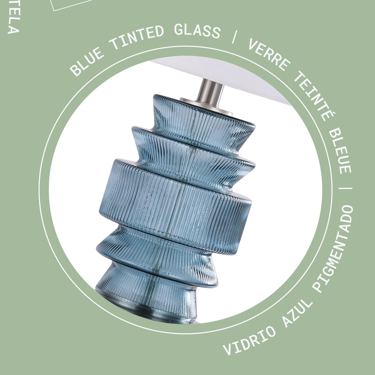 Lámpara de mesa Stella Decorative de 1 luz