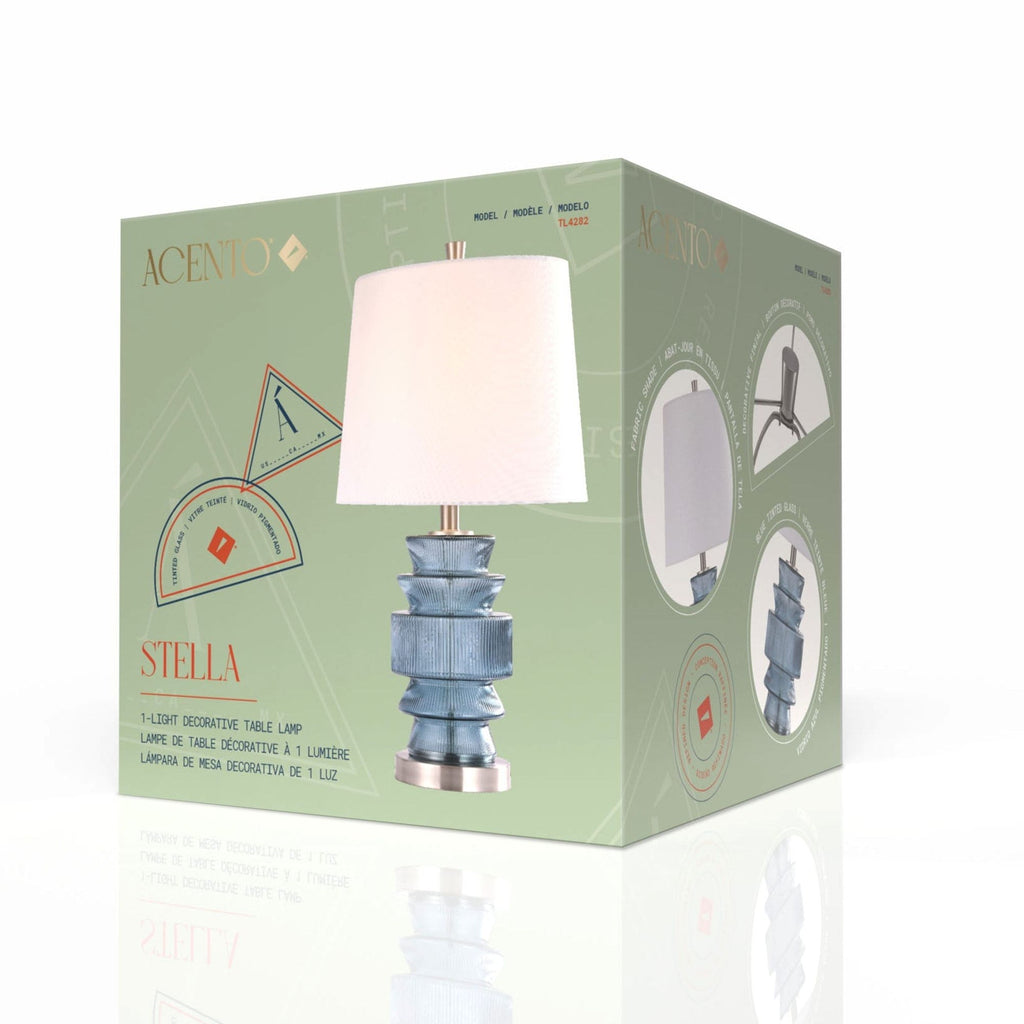 Lámpara de mesa Stella Decorative de 1 luz