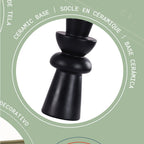 Lámpara de mesa decorativa Onyx de 1 luz