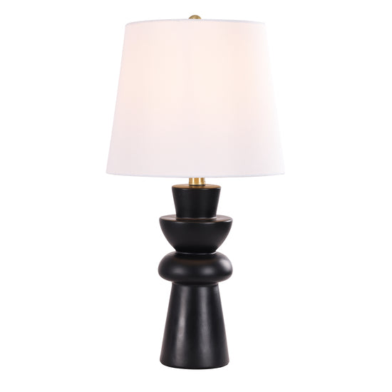 Sculptural Ceramic Table Lamp (21”)