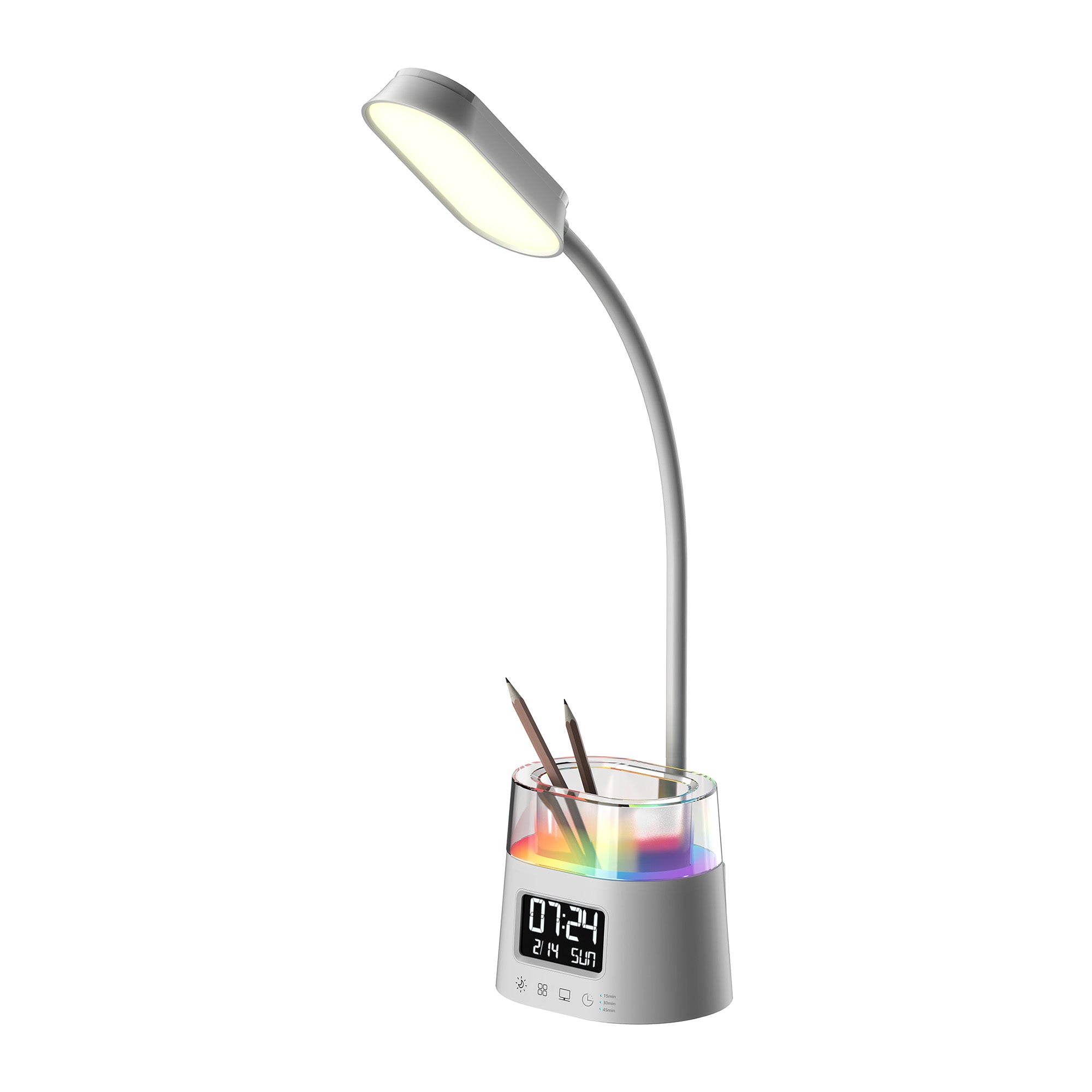 Iris Lámpara de escritorio LED multifuncional