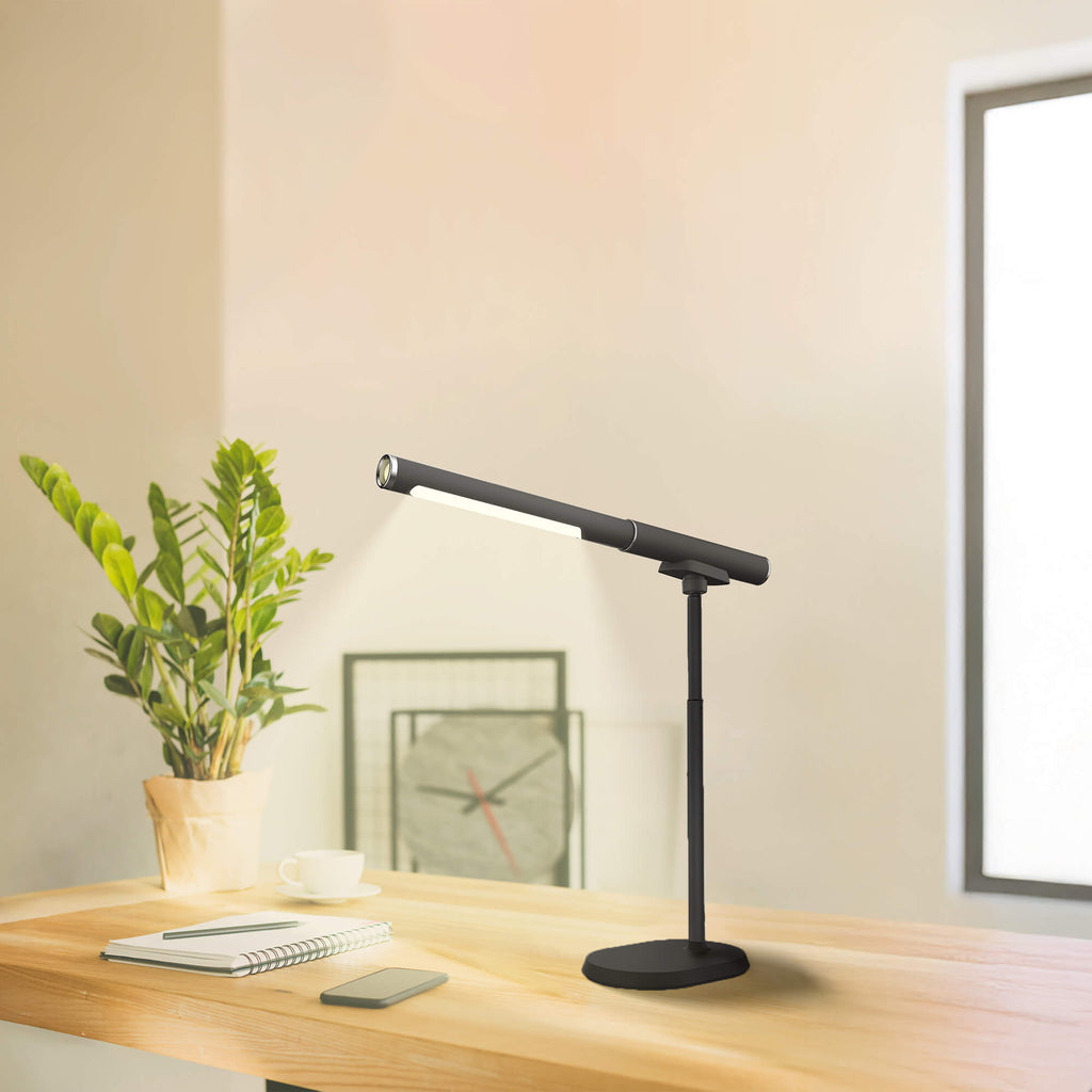 Lámpara de escritorio multifuncional Luc LED