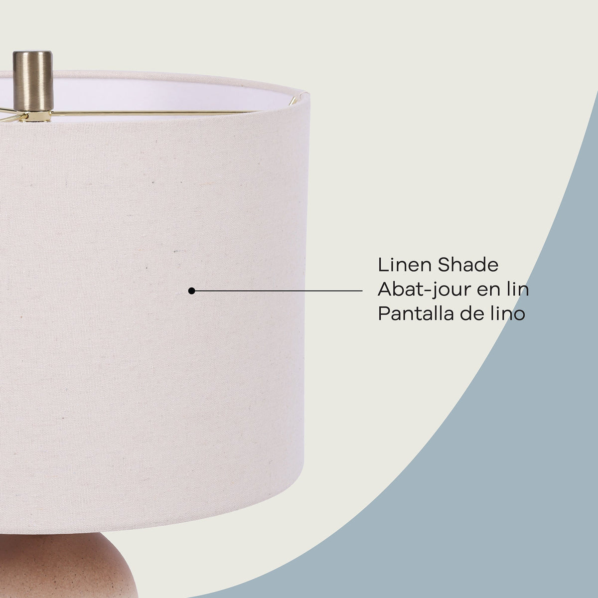 Sahara 1-Light Table Lamp, attribute detail view 2.
