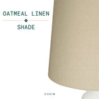 Lámpara de mesa decorativa de 1 luz Camelia