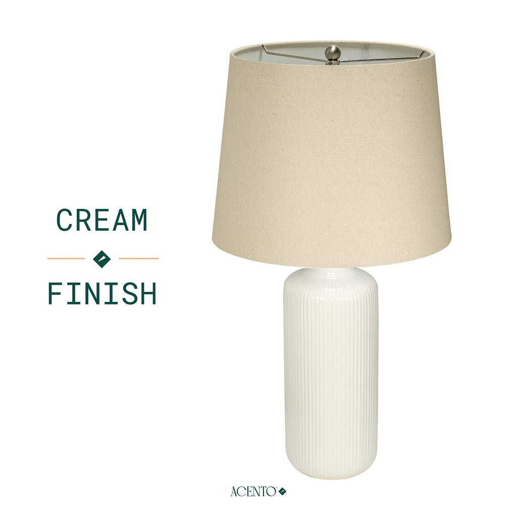 Lámpara de mesa decorativa de 1 luz Camelia