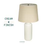 Lámpara de mesa decorativa de 1 luz Camelia