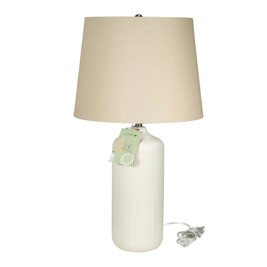 Lámpara de mesa decorativa de 1 luz Camelia