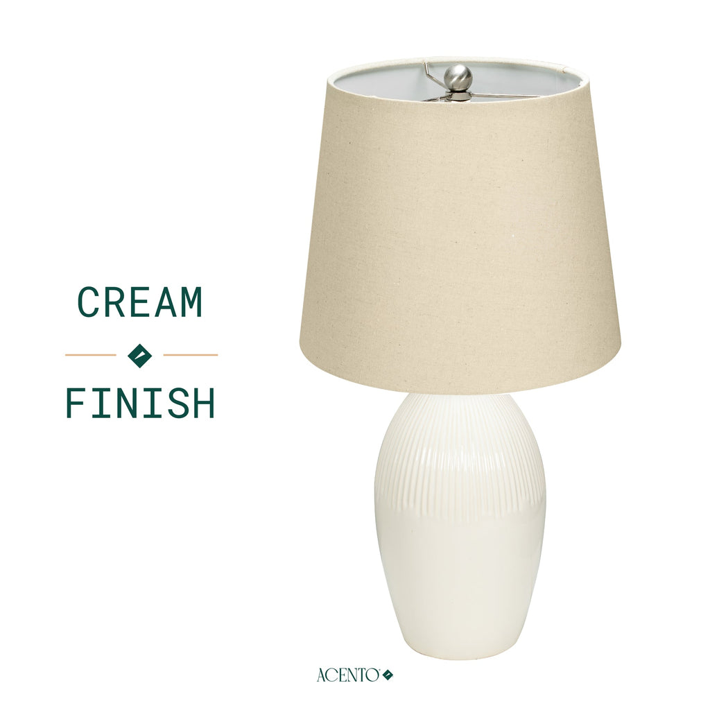Lámpara de mesa decorativa de 1 luz Camelia