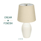 Lámpara de mesa decorativa de 1 luz Camelia