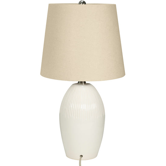 Modern Ceramic Table Lamp (21”)