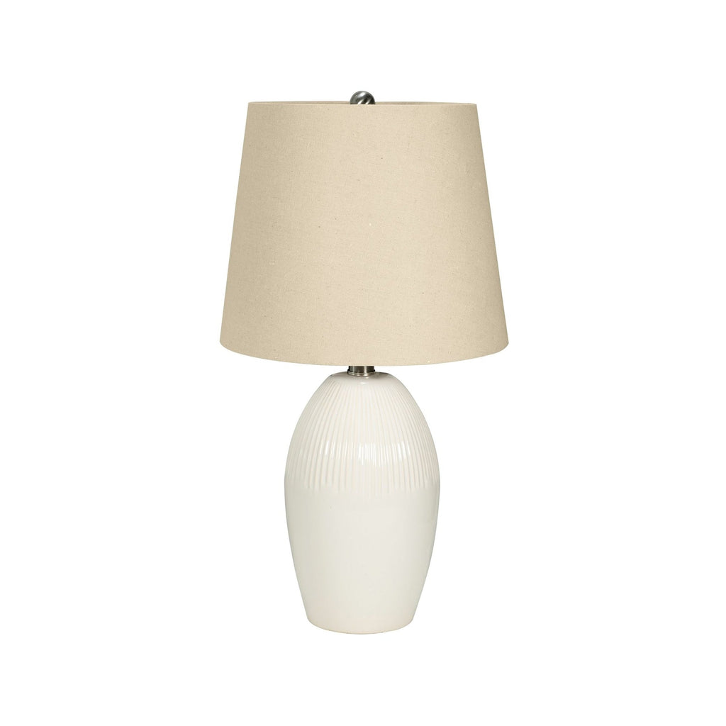 Lámpara de mesa decorativa de 1 luz Camelia