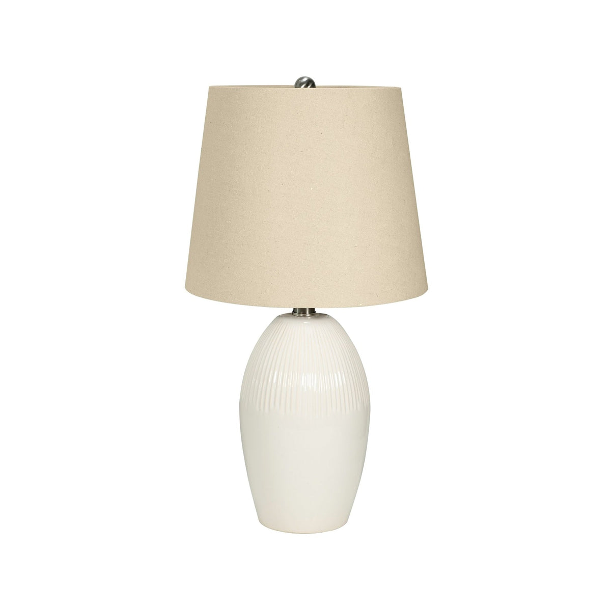 Lámpara de mesa decorativa de 1 luz Camelia