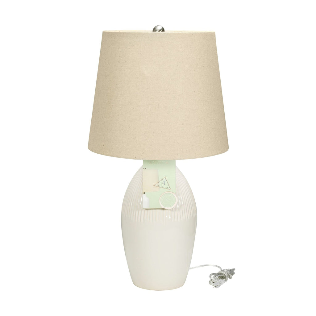 Lámpara de mesa decorativa de 1 luz Camelia
