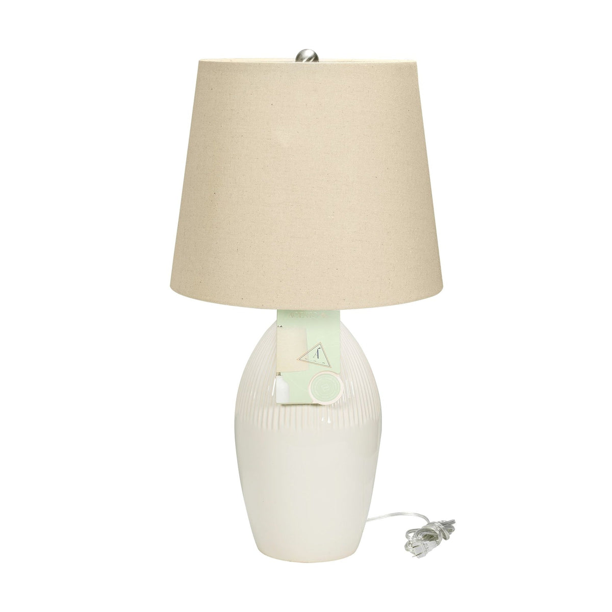 Lámpara de mesa decorativa de 1 luz Camelia