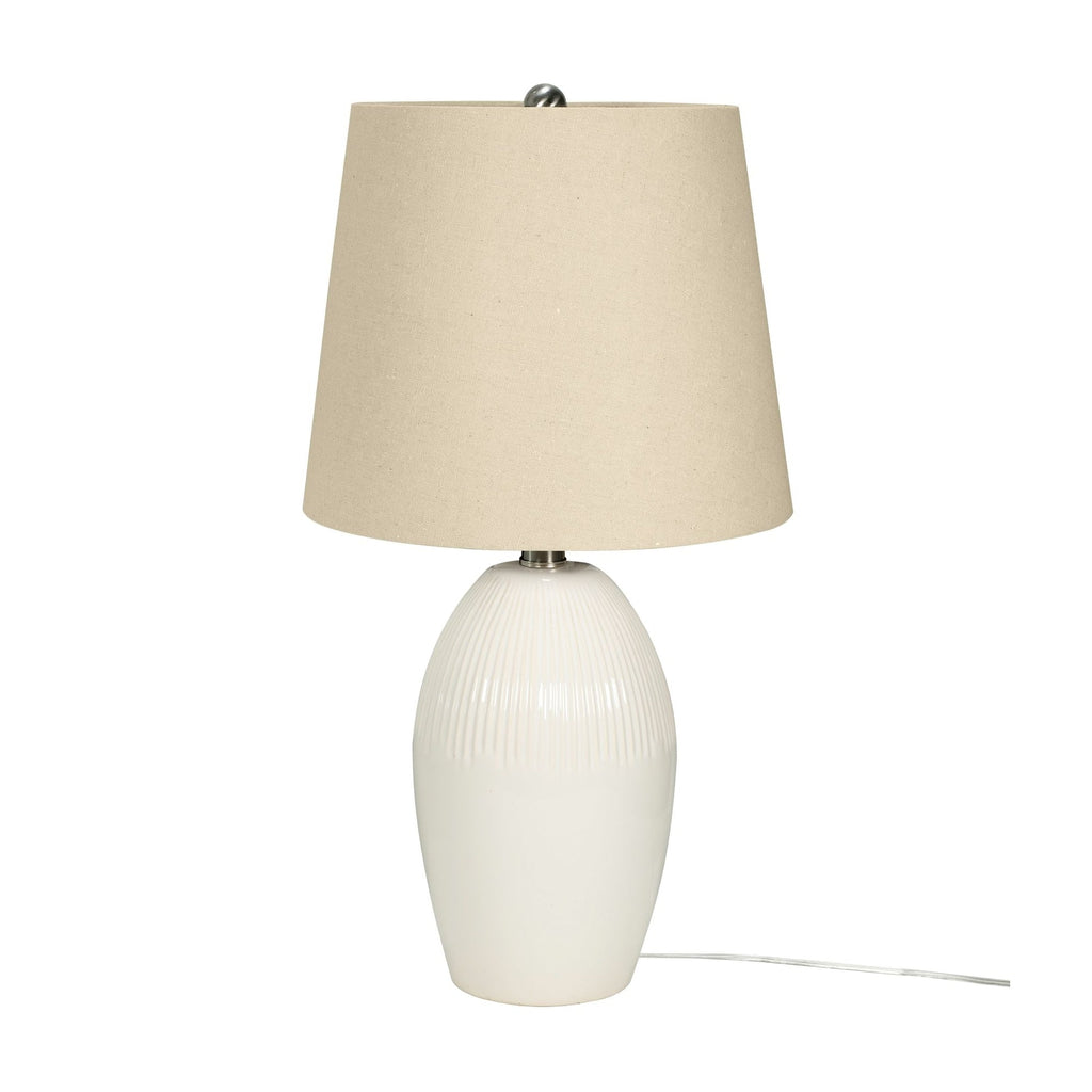 Lámpara de mesa decorativa de 1 luz Camelia