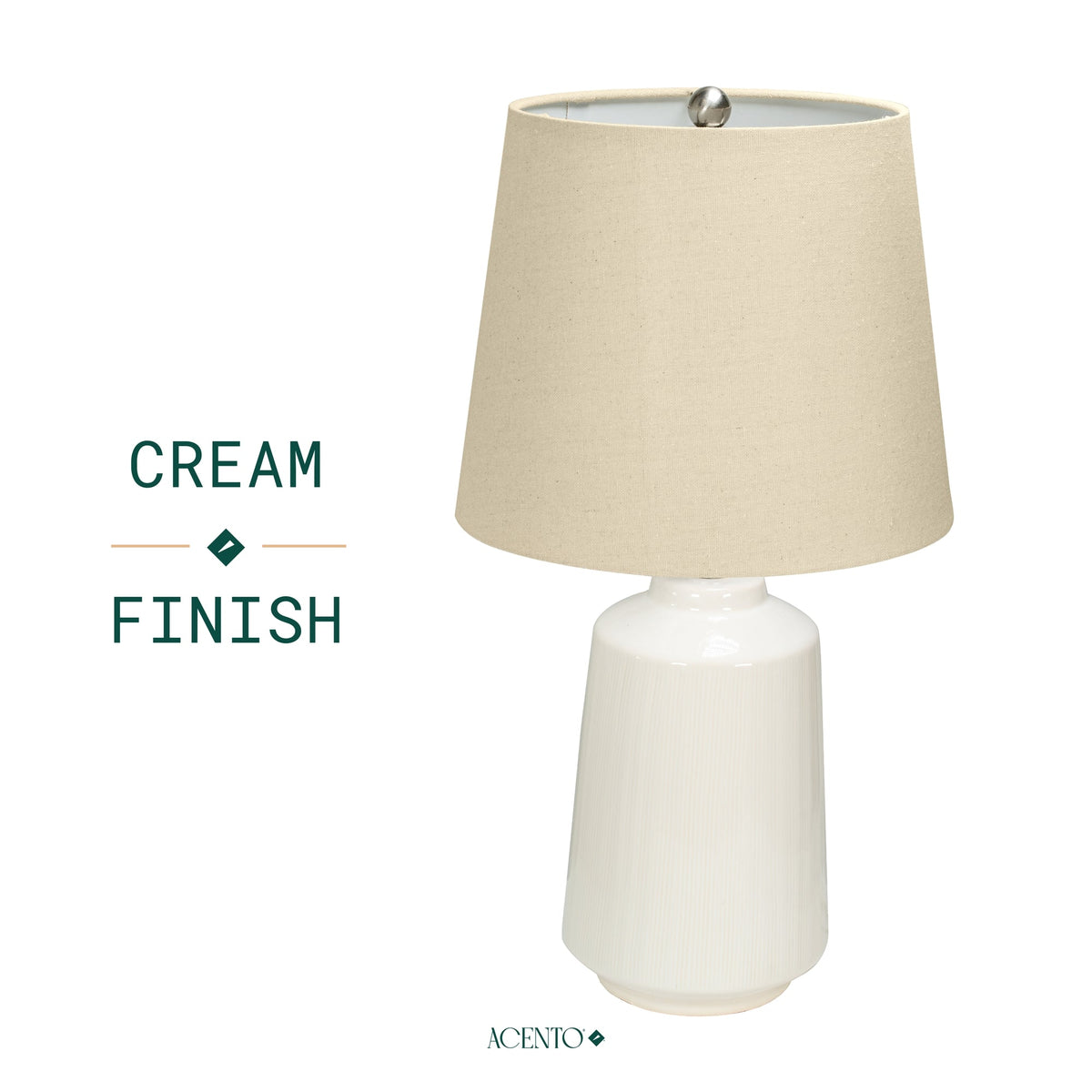 Lámpara de mesa decorativa Camelia de 1 luz