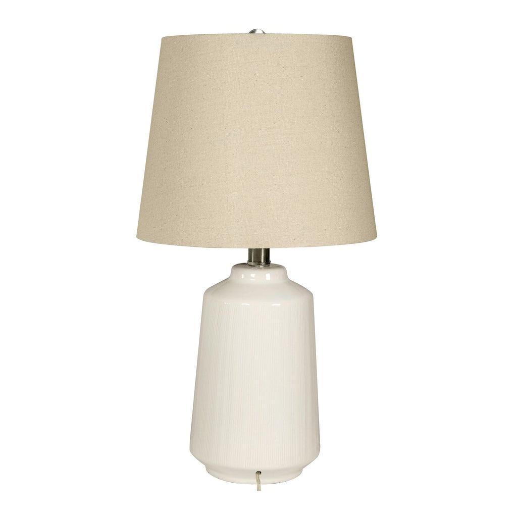Lámpara de mesa decorativa Camelia de 1 luz