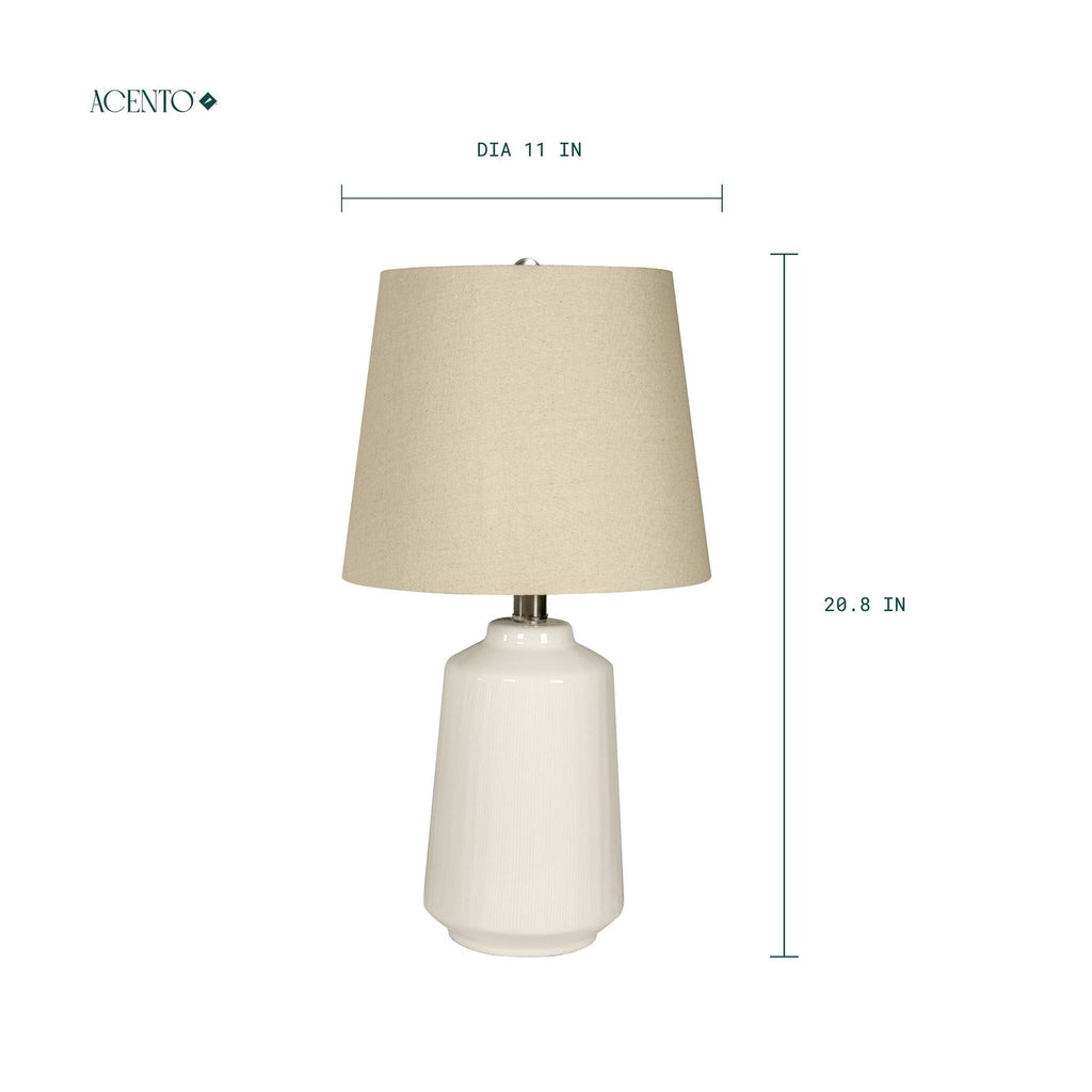 Lámpara de mesa decorativa Camelia de 1 luz