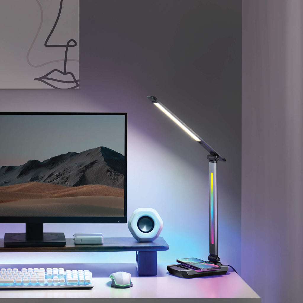 Astro LED Desk Lamp, lifestyle view.