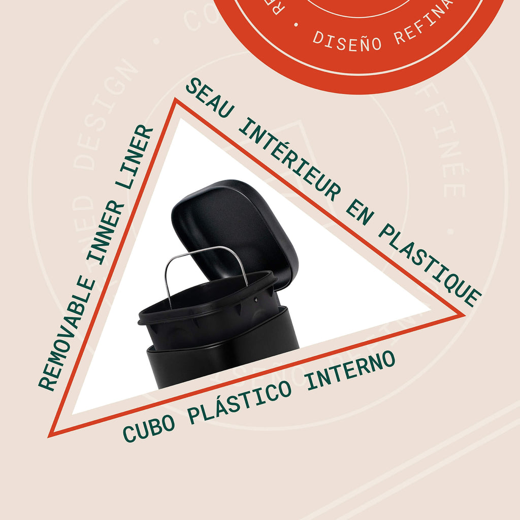 Cubo de basura de 6L