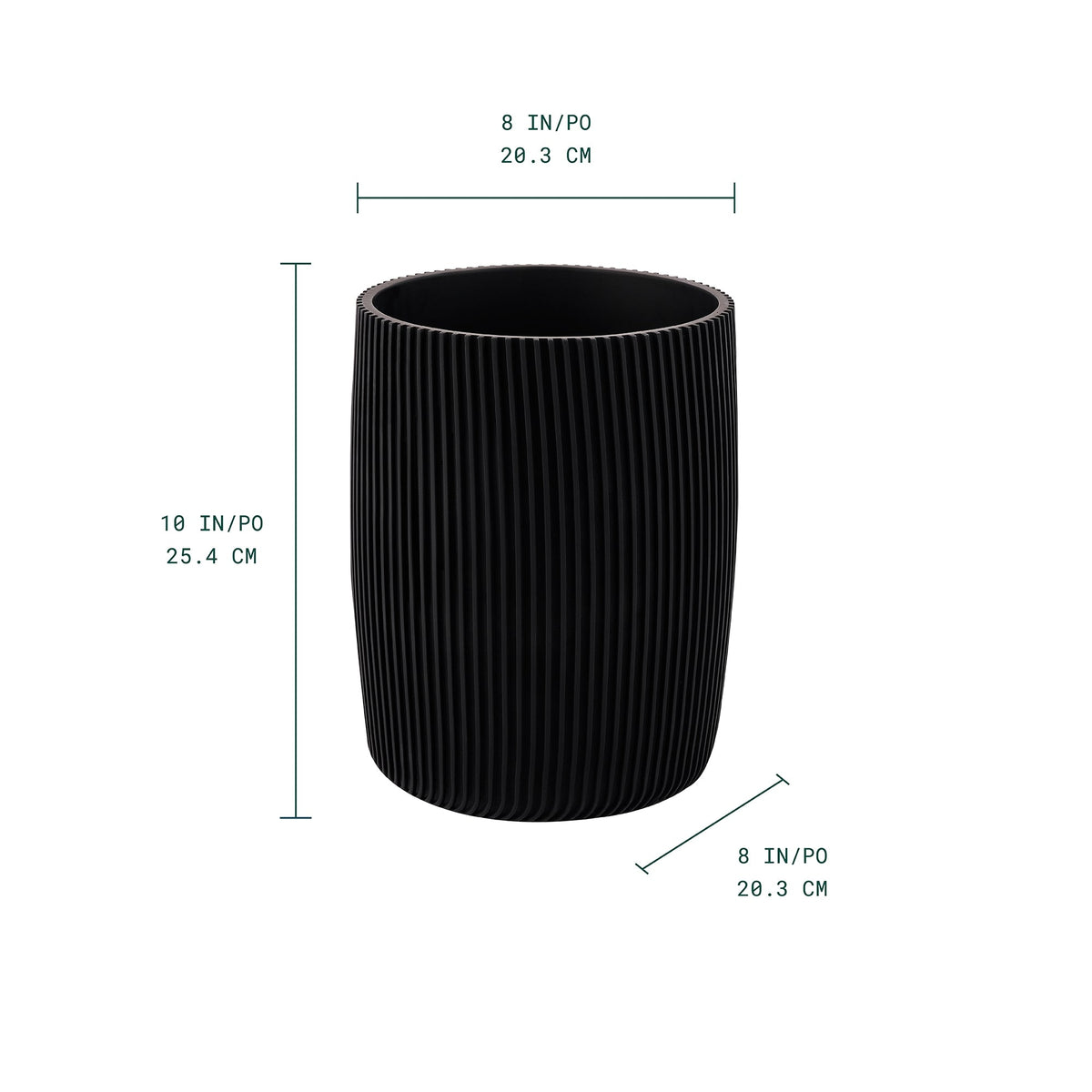Cubo de basura abierto Ribelle de 5 L