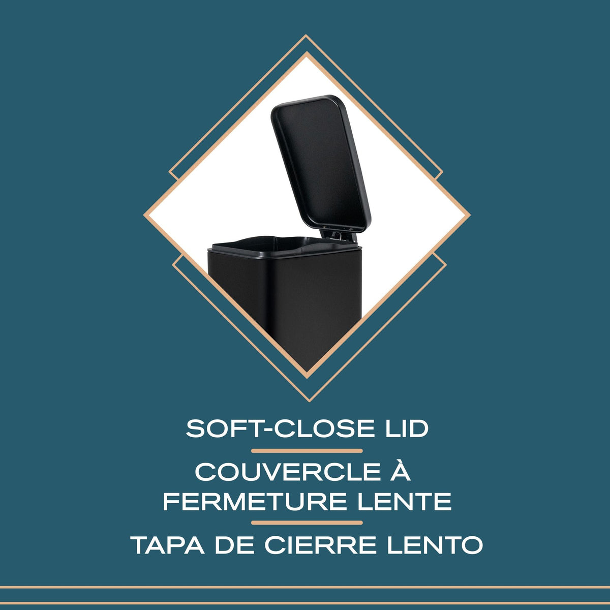 Cubo de basura Forte de 6L
