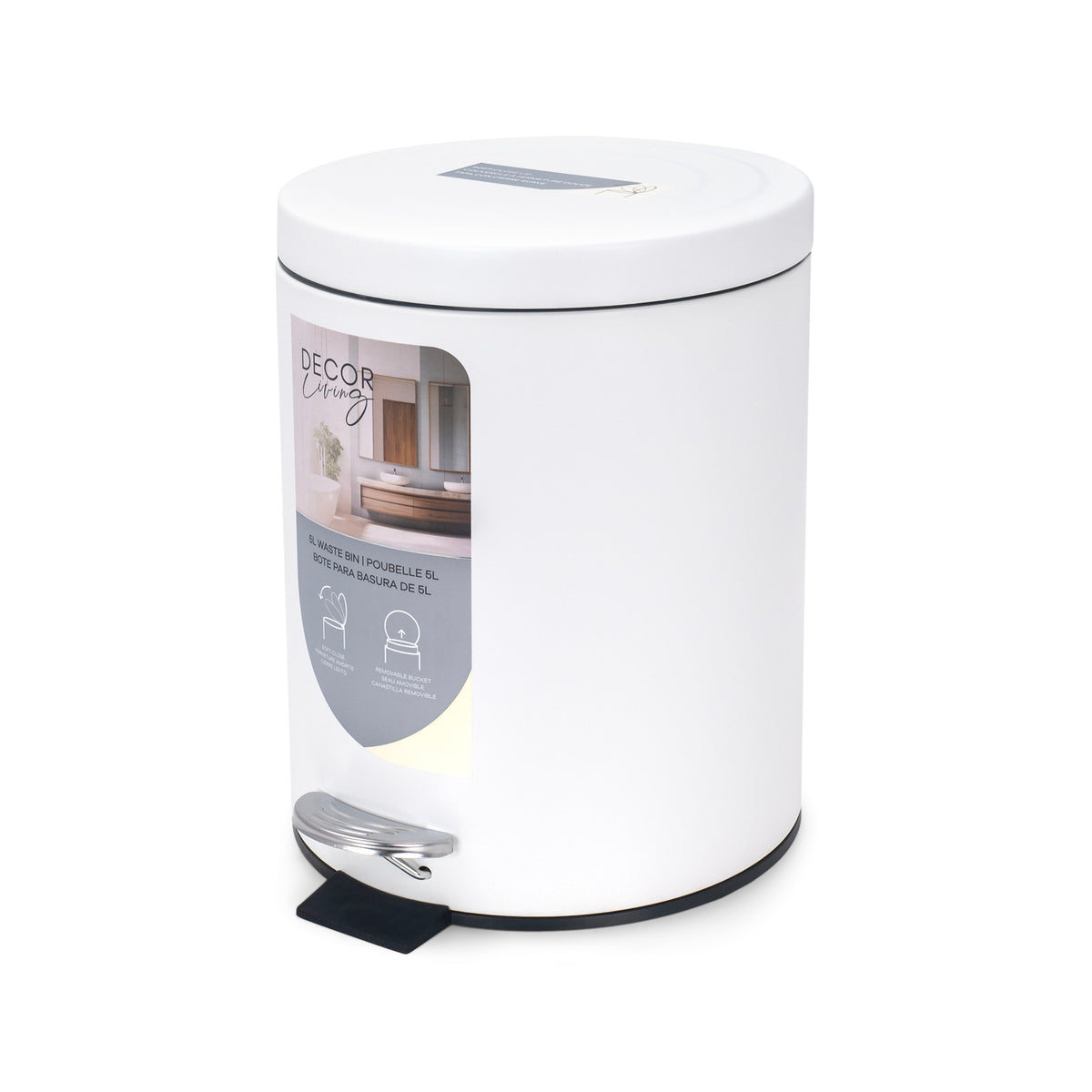 Ava 5L Waste Bin
