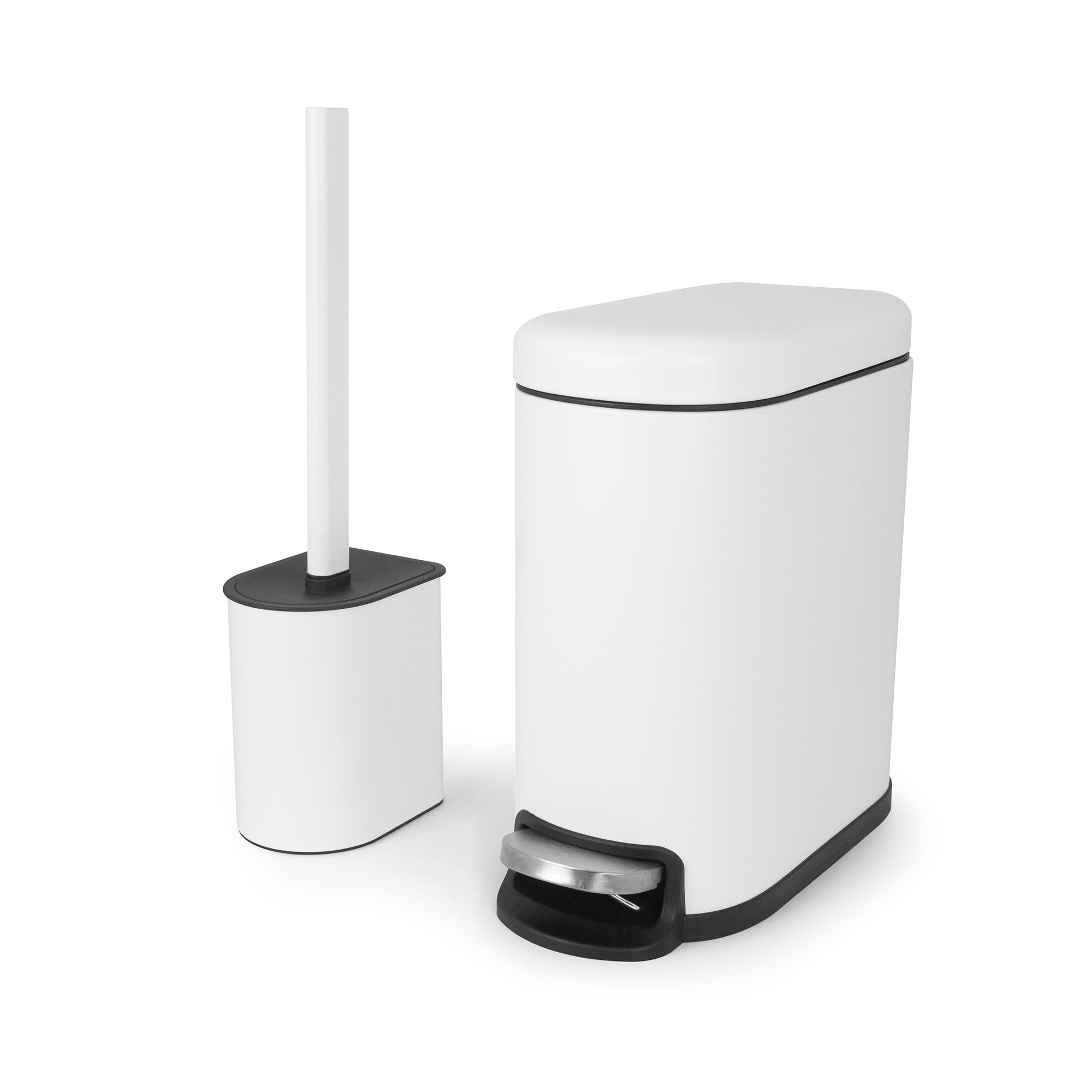 Joslyn Waste Bin and Toilet Brush Set