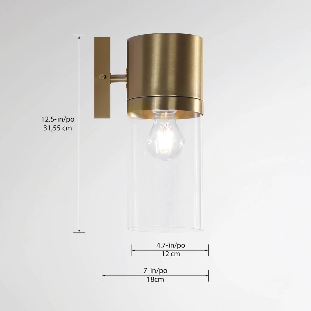 Aplique de pared de 1 luz Athena