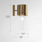 Aplique de pared de 1 luz Athena